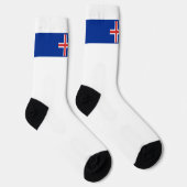 Islandflagge Socken (Rechts)