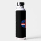 Islandflagge trinkflasche (Rechts)
