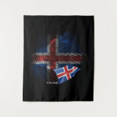 Islandflagge Wandteppich (Vorderseite)