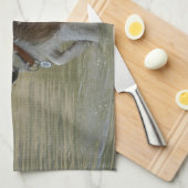 Islandhund Geschirrtuch (Viertel Falte)