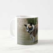 Islandhund Kaffeetasse (Vorderseite Links)