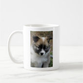 Islandhund Kaffeetasse (Links)