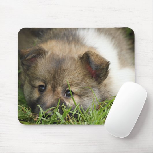 Islandhundewelpe Mousepad (Mit Mouse)