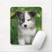 Islandhundwelpe Splitface Mousepad (Mit Mouse)