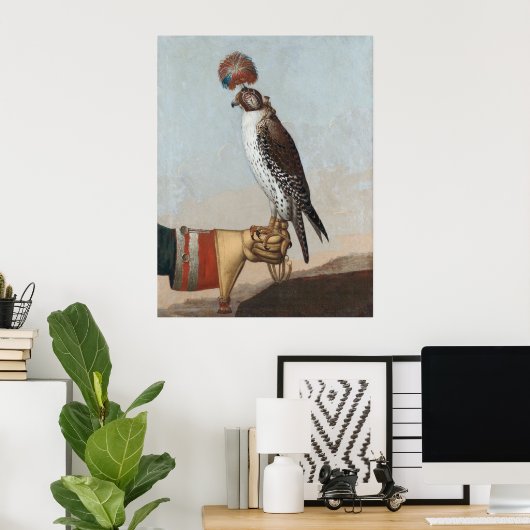 Islandic Gyrfalcon Poster (Heimbüro)