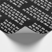 Isländisch Alphabet [Íslenska Stafrófið] Geschenkpapier (Ecke)