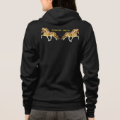 Isländisch am Feuer isländischen Pferdes Hoodie (Rückseite)