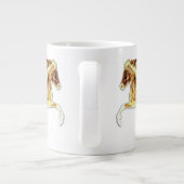 Isländisch am Feuer Jumbo-Tasse (Rückseite)