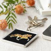 Isländisch am Feuer Schlüsselanhänger (Seite)