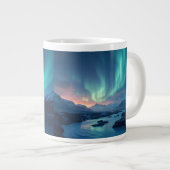 Isländisch Aurora Jumbo-Tasse (Vorderseite Rechts)