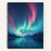 Isländisch Aurora Notizblock (Vorderseite)