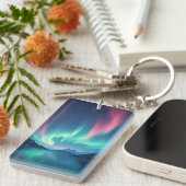 Isländisch Aurora Schlüsselanhänger (Vorderseite rechts)