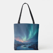Isländisch Aurora Tasche (Rückseite)