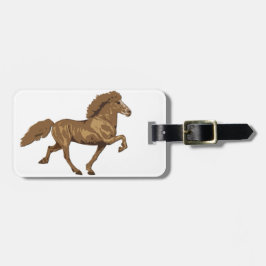 Isländisch der 30er Jahre Gepäckanhänger