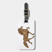 Isländisch der 30er Jahre Gepäckanhänger (Vorderseite vertikal)