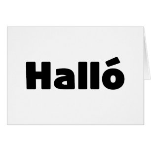 Isländisch Halló { Hello ) Íslenska Language