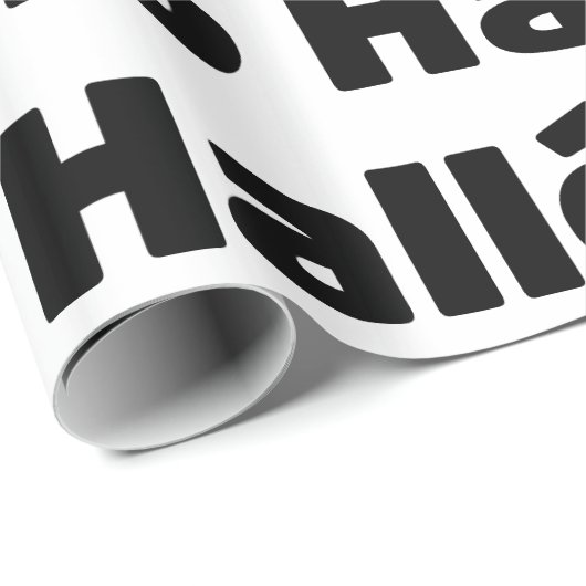 Isländisch Halló { Hello ) Íslenska Language Geschenkpapier (Rolleneckpunkt)