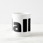 Isländisch Halló { Hello ) Íslenska Language Kaffeetasse (Mittel)