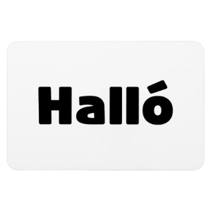 Isländisch Halló { Hello ) Íslenska Language Magnet