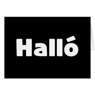Isländisch Halló { Hello ) Íslenska Sprachkarte