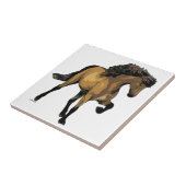 Isländisch Horse Nouvelle Vogue Buckskin Fliese (Seite)