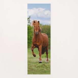 Isländisch Pony bei einem Tölt Funny Foto Horse Li Yogamatte