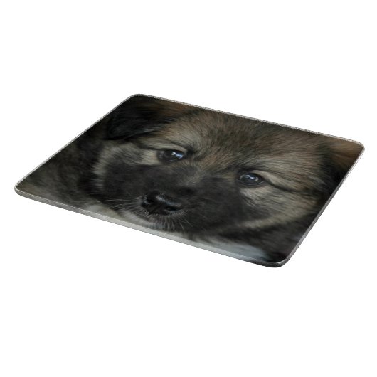 Isländisch Sheepdog 2014-0808 Schneidebrett (Ecke)