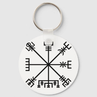 Isländisch Vegvisier Protection Staves Sigil Schlüsselanhänger