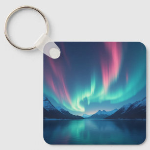 Isländische Aurora Schlüsselanhänger