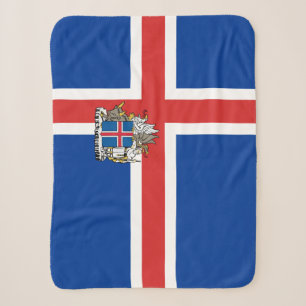 Isländische Flagge-Decke, patriotisch, Island Sherpadecke