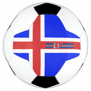 isländische Flagge Fußball