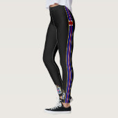 isländische Flagge Leggings (Links)