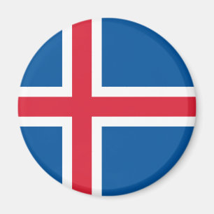Isländische Flagge Magnet