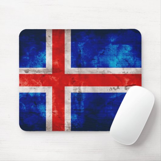 isländische Flagge Mousepad (Mit Mouse)
