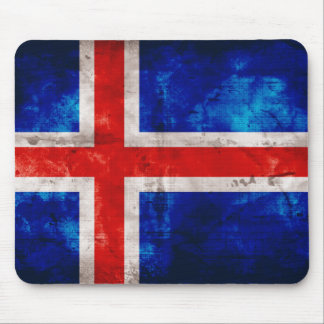 isländische Flagge Mousepad