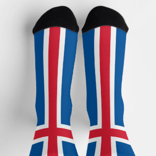 Isländische Flagge Socken
