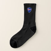 isländische Flagge Socken (Links - Außen)