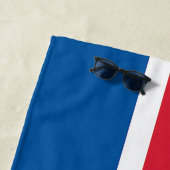 Isländische Flagge Strandtuch (Beispiel)