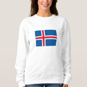 Isländische Flagge Sweatshirt