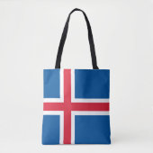 Isländische Flagge Tasche (Vorderseite)