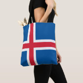Isländische Flagge Tasche (Von Nahem)