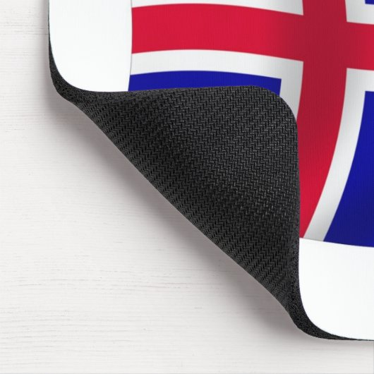 Isländische Flaggenmousepad Mousepad (Ecke)