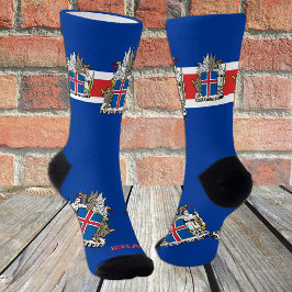 Isländische Flaggensocken, Patrioten Nachhaltig Is Socken
