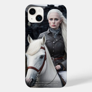 Isländische Frau auf dem Foto von White Horse Case-Mate iPhone 14 Plus Hülle