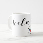 Isländische Herz-Tasse Kaffeetasse (Vorderseite Links)