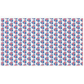 Isländische Herzenflagge Tischdecke (Vorderseite (Horizontal))