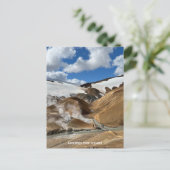 Isländische Hochland - Postkarte (Stehend Vorderseite)