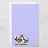 Isländische Hühner Briefpapier (Vorne/Hinten)