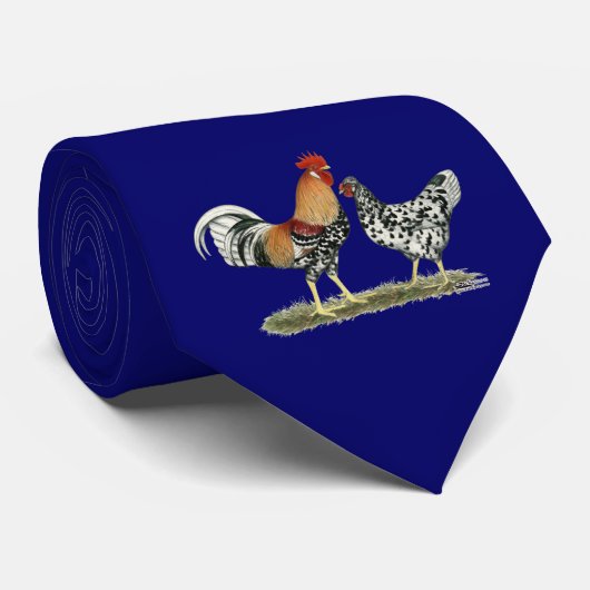 Isländische Hühner Krawatte (Gerollt)