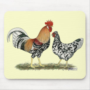 Isländische Hühner Mousepad